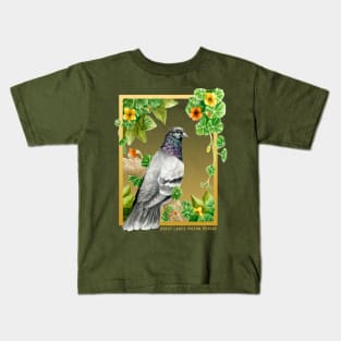 Botanical Pigeon Kids T-Shirt